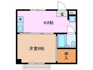 追分駅 徒歩4分 3階の物件間取画像